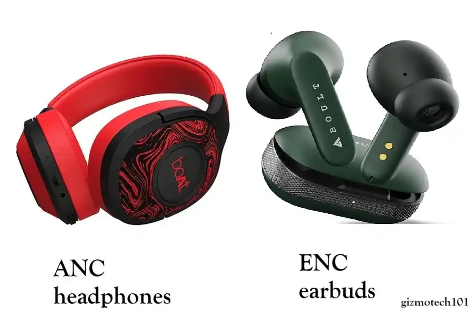 ENC and ANC headphones
